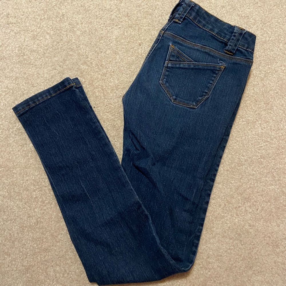 Blue Asphalt Skinny Jeans